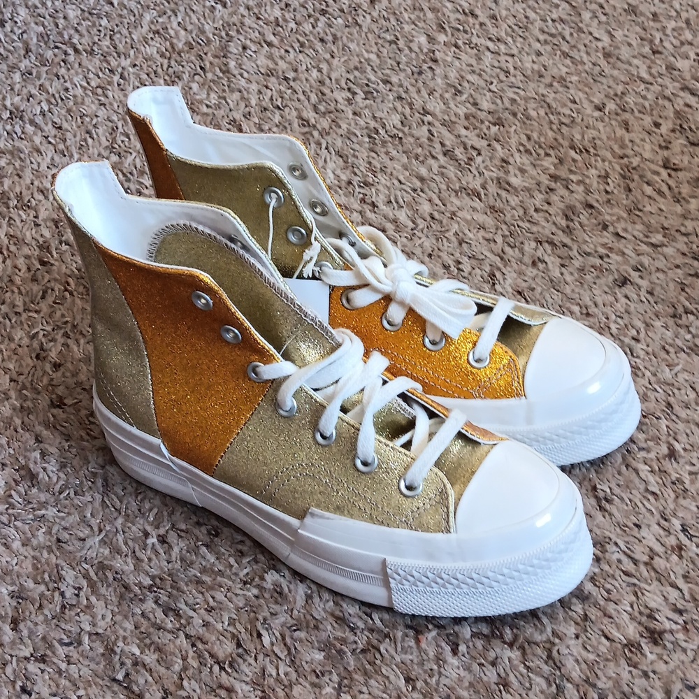 Converse Chuck 70 Plus Glitter Men 6 Womens 8